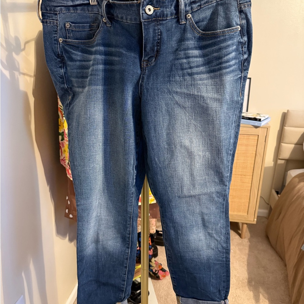 Torrid Dark Blue Ankle Jeans